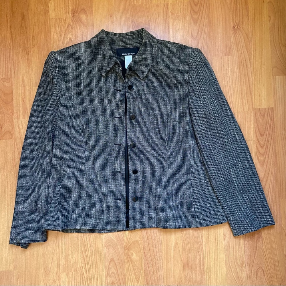 Vintage Jones New York Women’s Blazer w/ Shoulder Pads Size 16